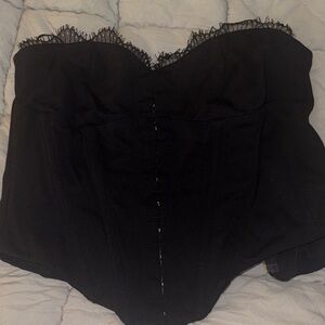 White fox Corset top